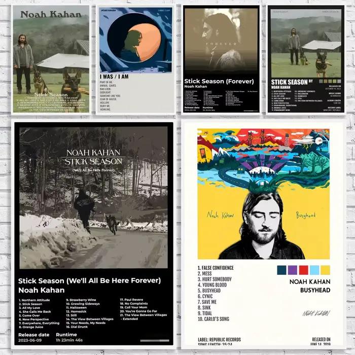 Affiche de chanteur folk-pop n-noah Kahan