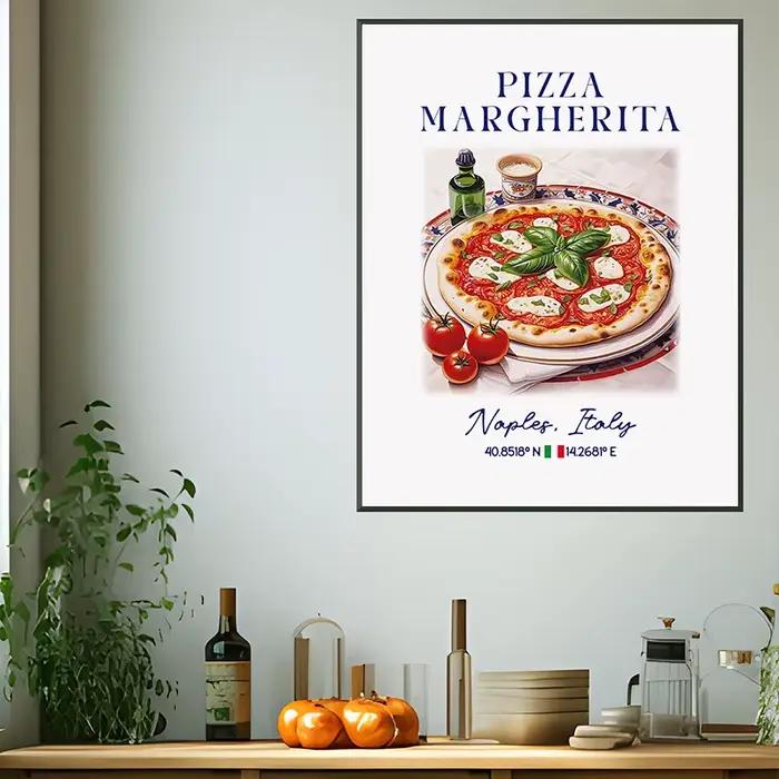 Affiche d'art de la série alimentaire d'italie