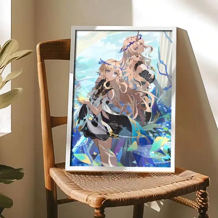 Fleurdelys Wuthering Waves Poster – autocollants muraux artistiques modernes