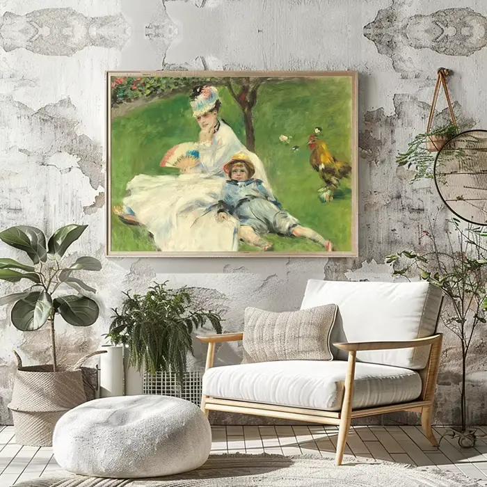 Affiche d'art vintage Pierre Auguste