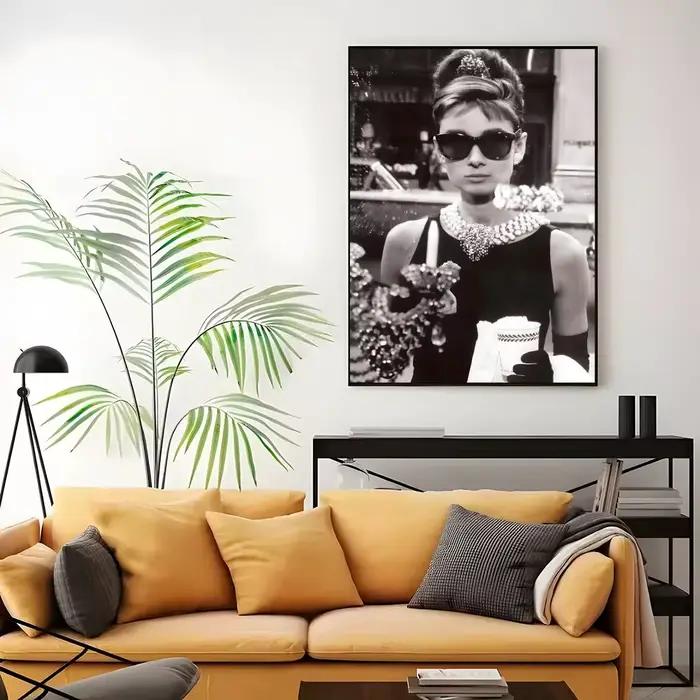 Affiche intemporelle A-Audrey Hepburn
