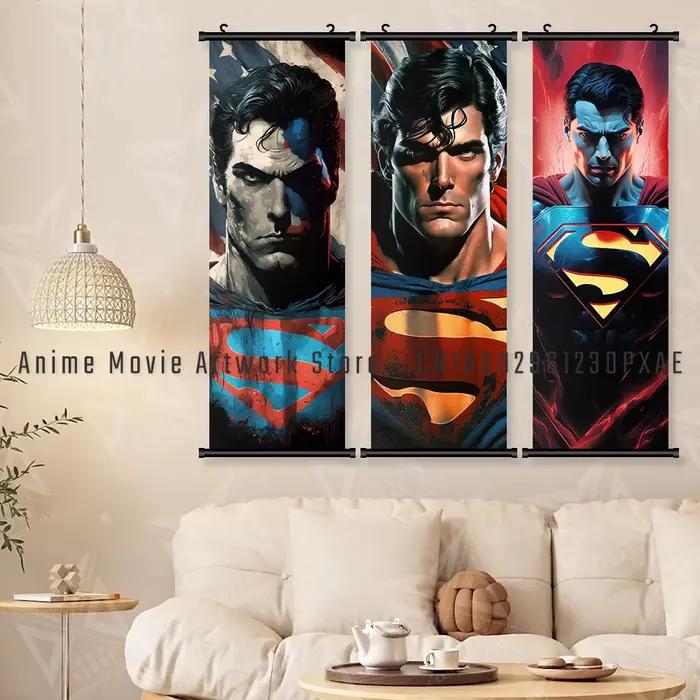 Film Superman décor à la maison imprime mur Art affiche Justice League super-héros toile rouleaux photos suspendus peinture salon