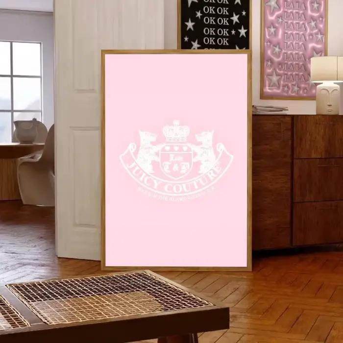 J-juicy c-couture (16) affiche imprimée A5 A4 A3 A2 décor artistique mural pour chambre bureau cadeau pour les Fans