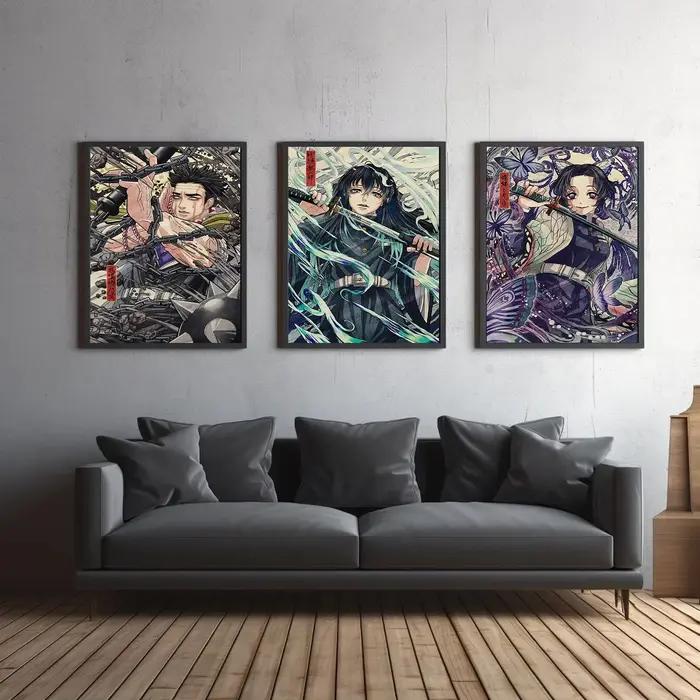 Affiche auto-adhésive Demon Slayer Hashira