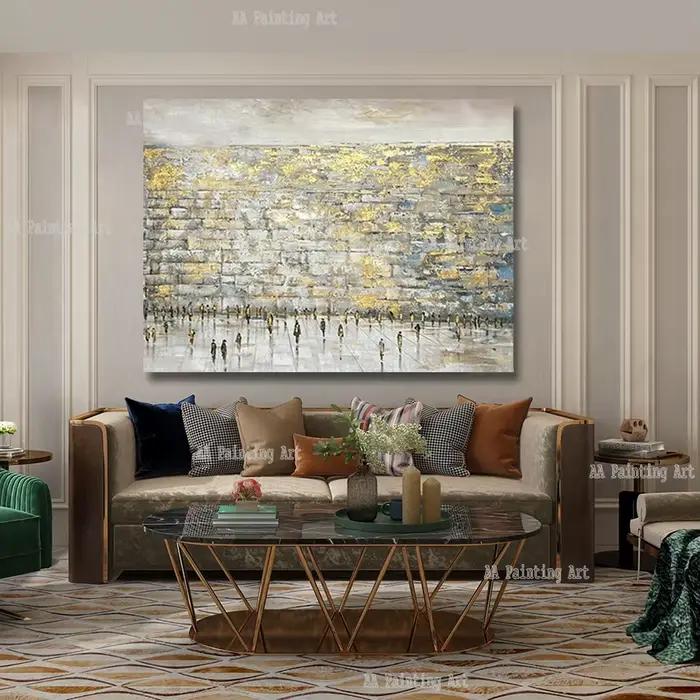 Grande toile d'art de luxe