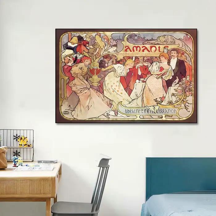 Affiche et impressions de l'artiste classique Alphonse Mucha