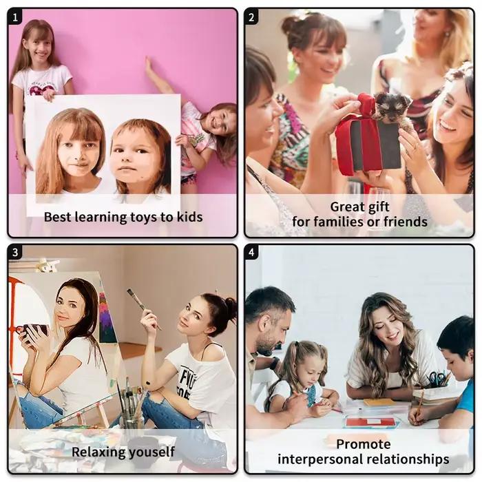 SDOYUNO – peinture par numéros, paysage de ville méditerranéenne, peinture acrylique, kits de dessin par numéros, décorations murales pour la maison, cadeau à faire soi-même