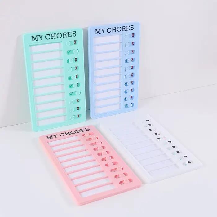 Tableau de tâches pour enfants avec 1 carte vierge