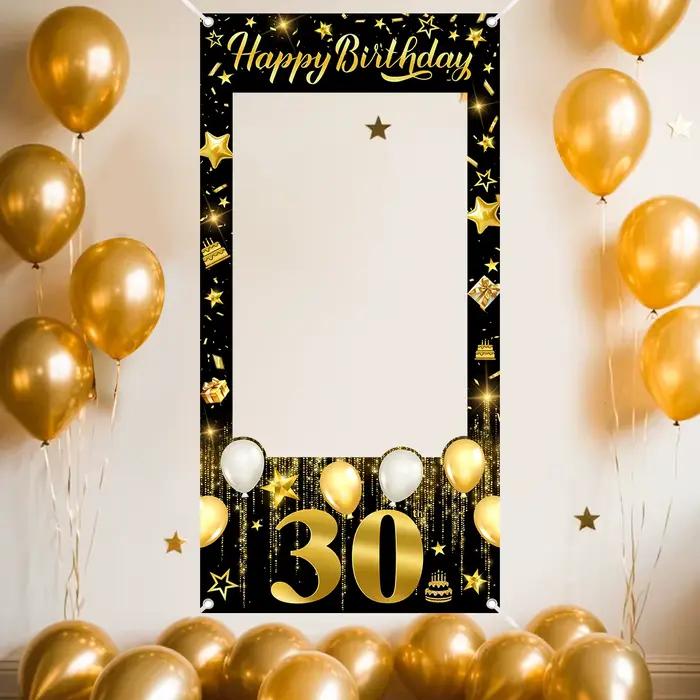 Cadre photo et accessoires de photomaton pour anniversaires 30