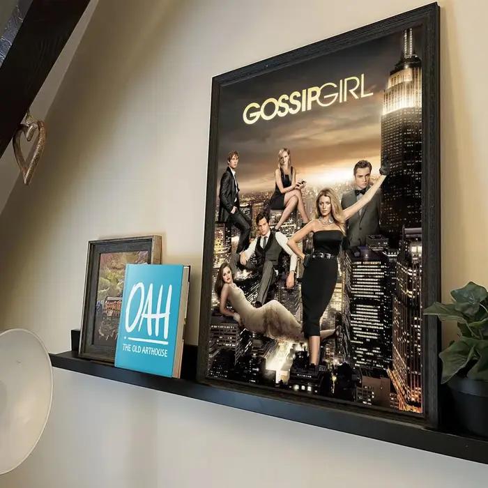 Affiche autocollante G-Gossip Girl en papier imperméable