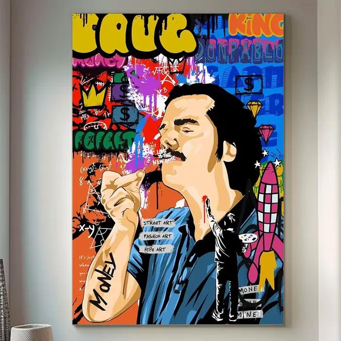 Graffiti Pop toile peinture Scarface rue film mur Art Mona Lisa abstrait protrait affiches et impressions décor à la maison murale