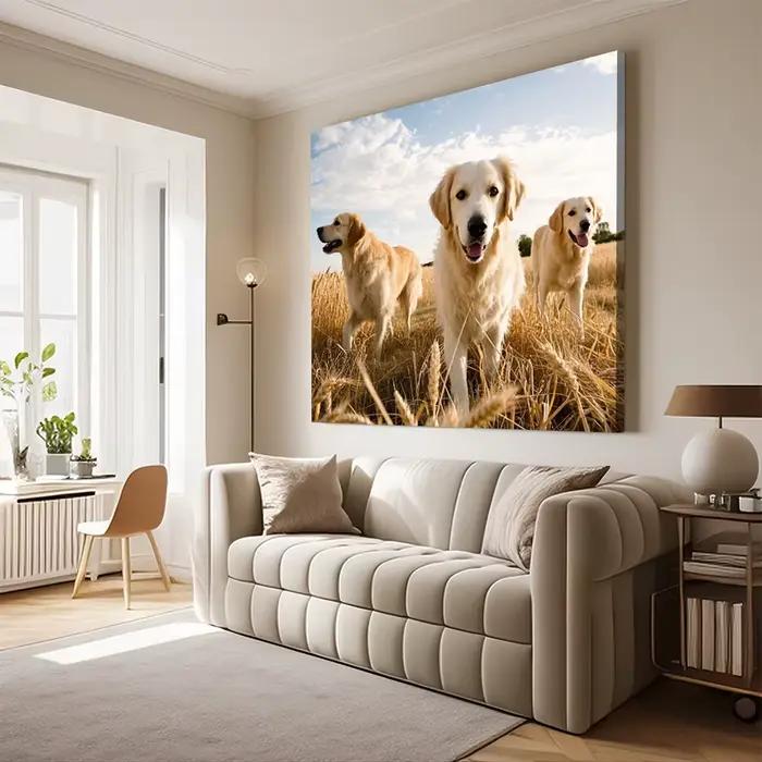 Affiche Photo personnalisée avec cadre en bois DlY