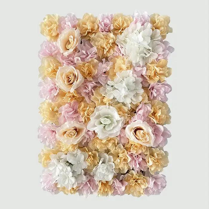 Panneau Mural de Fleurs Artificielles 60x40cm