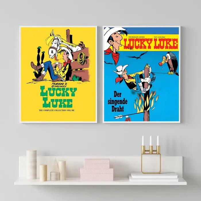 Affiche de dessin animé l-Lucky Luke