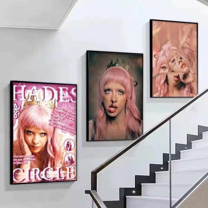 Affiche décorative murale Singer Melanie Martinez Hades 2026 pour salons