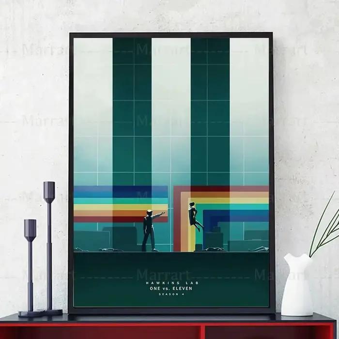 Eddie Munson onze Vecna Demogorgon personnages célèbres dans la série TV affiche d'art mur Art toile peinture impressions modernes décor à la maison