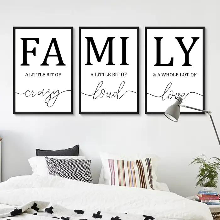 Affiche de famille Simple sans cadre