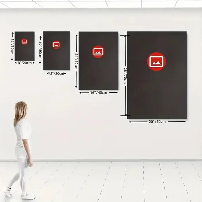 1 ensemble de tableaux décoratifs nuages et brumes style Instagram, modernes et simples, pour mur de fond de canapé de salon, chambre triple, salle à manger