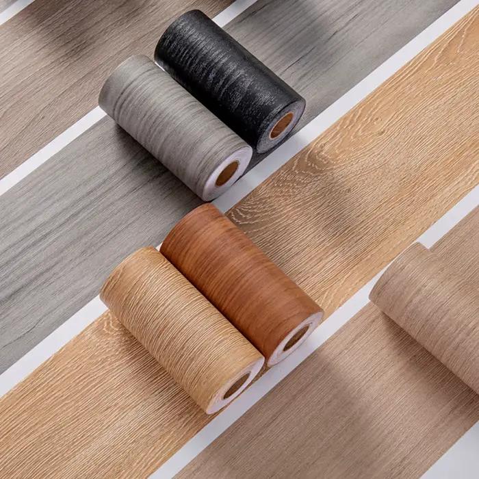 Autocollants muraux pour plinthes en Imitation de Grain de bois épais