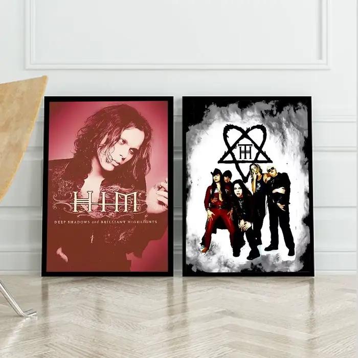 Affiche vintage classique du groupe Rock H-HIM
