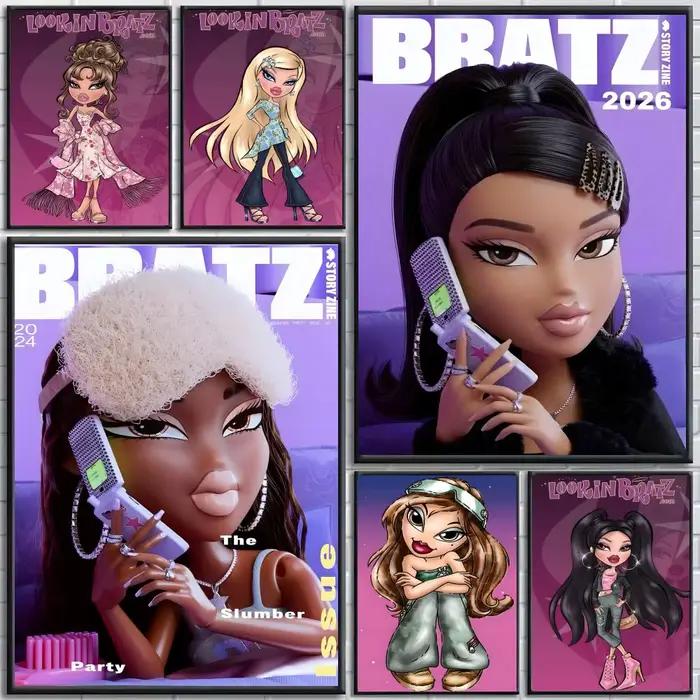 Affiche de poupée Anime Bratz
