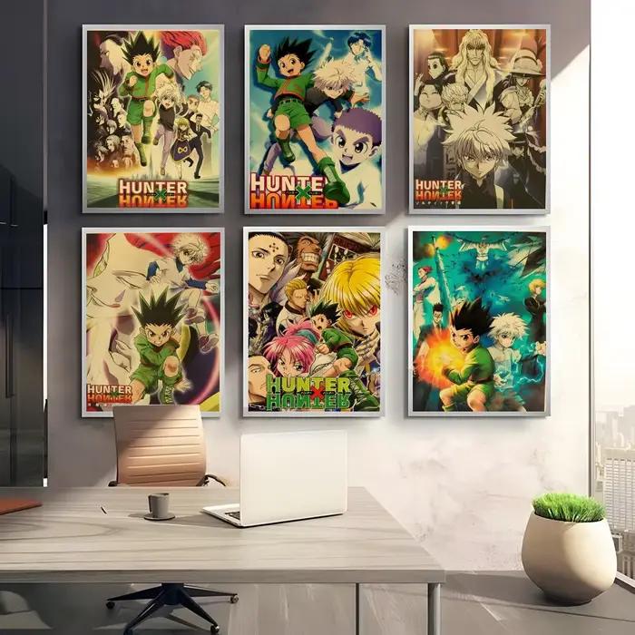 Autocollants d'affiche de dessin animé h-hunter X Hunter