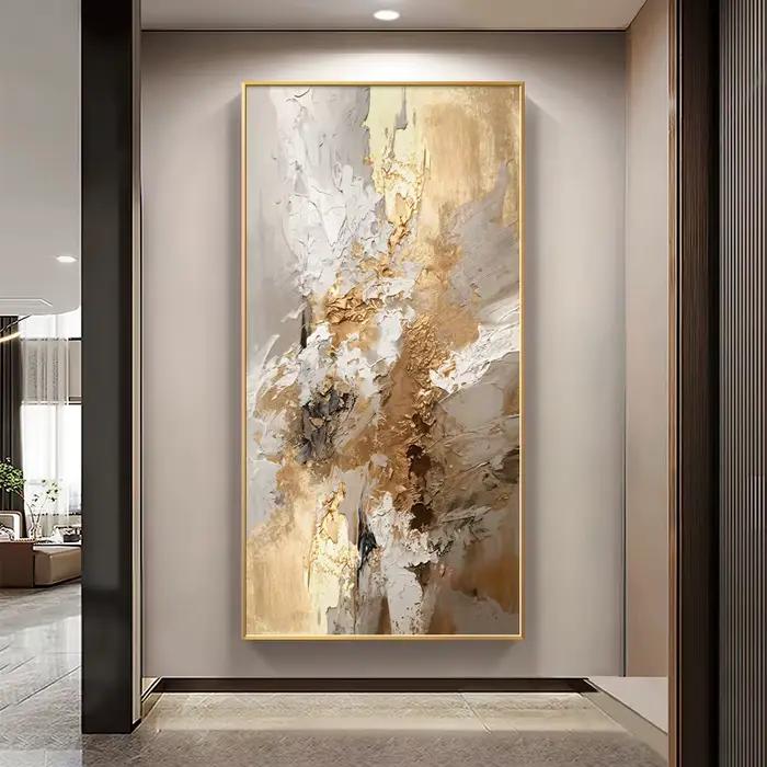 Toile d'art mural abstrait de luxe