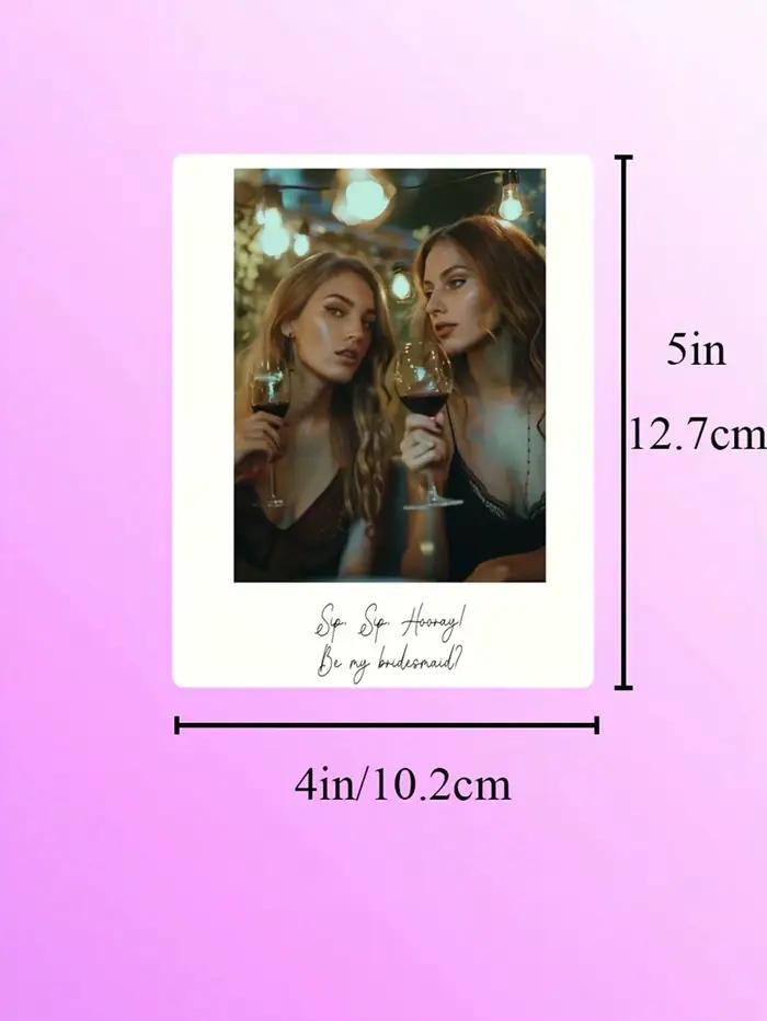 Étiquettes autocollantes personnalisées pour bouteilles de vin avec photo et texte, personnalisées pour anniversaire, fiançailles, mariage, cadeaux pour couple, DIY