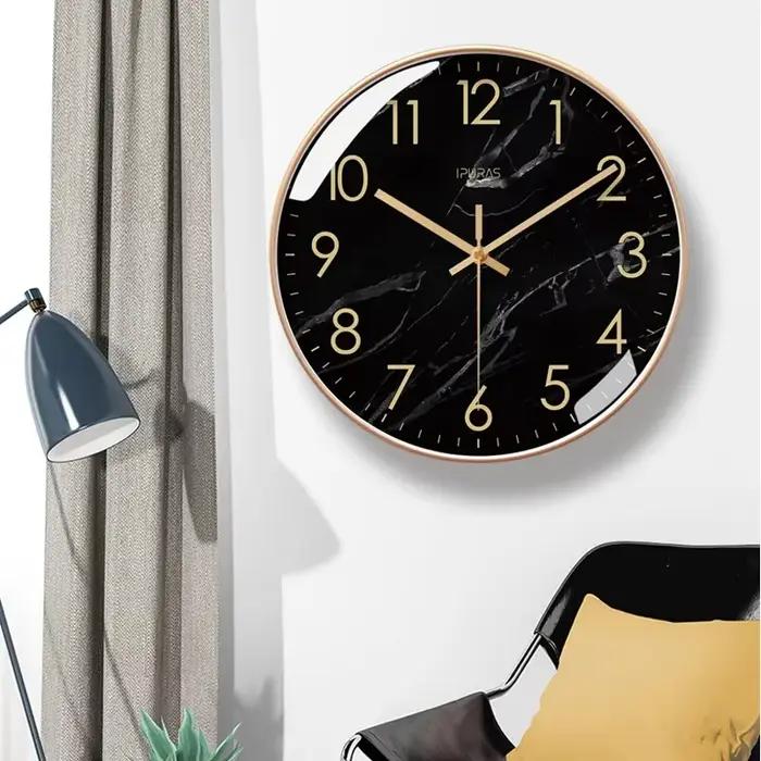 Horloge murale Bergame en marbre