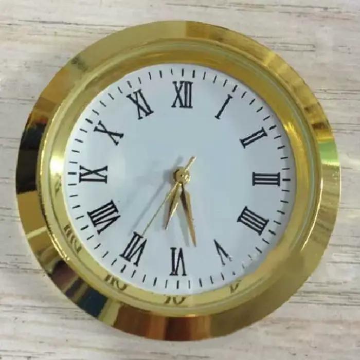 Horloge ronde à mouvement à Quartz 270F, insertion de tête, horloge classique artisanale
