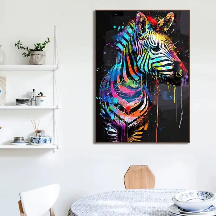 Affiche de peinture sur toile graffiti pour la décoration intérieure