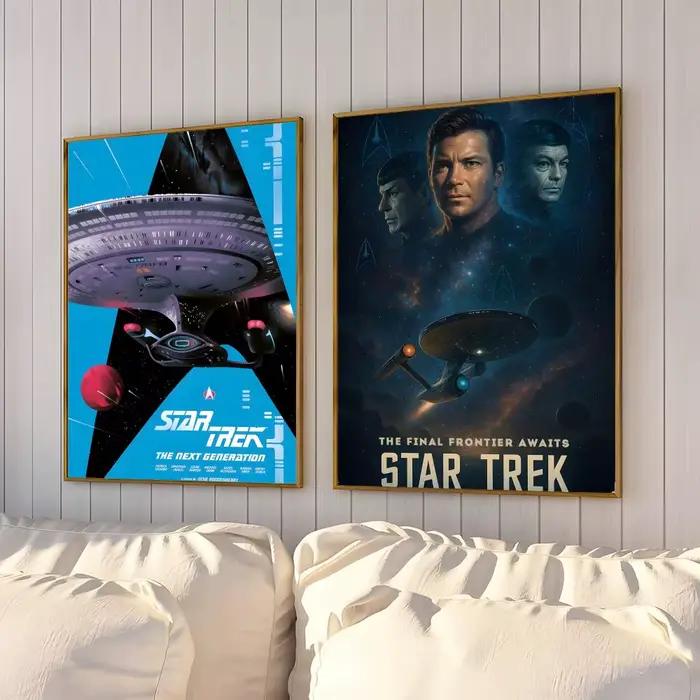 MOVIE S-Star Trek affiche HD imperméable haute ténacité auto-adhésif décoration murale universelle