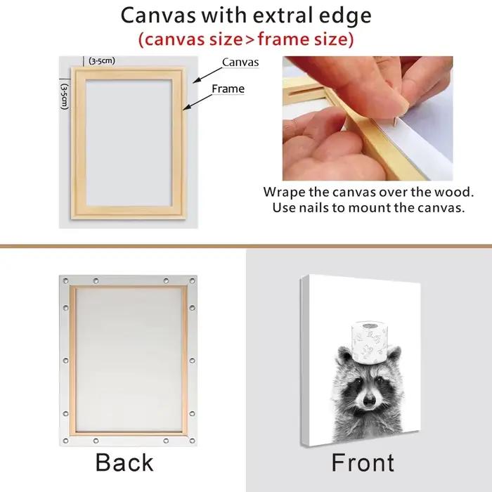 Grandes cadres photo en bois pour bricolage