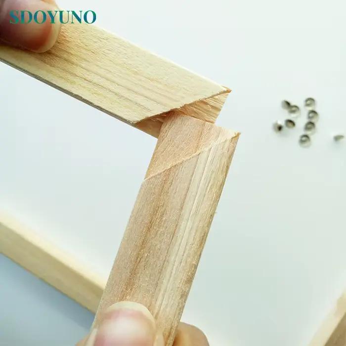 Cadre en bois pour peinture par numéros