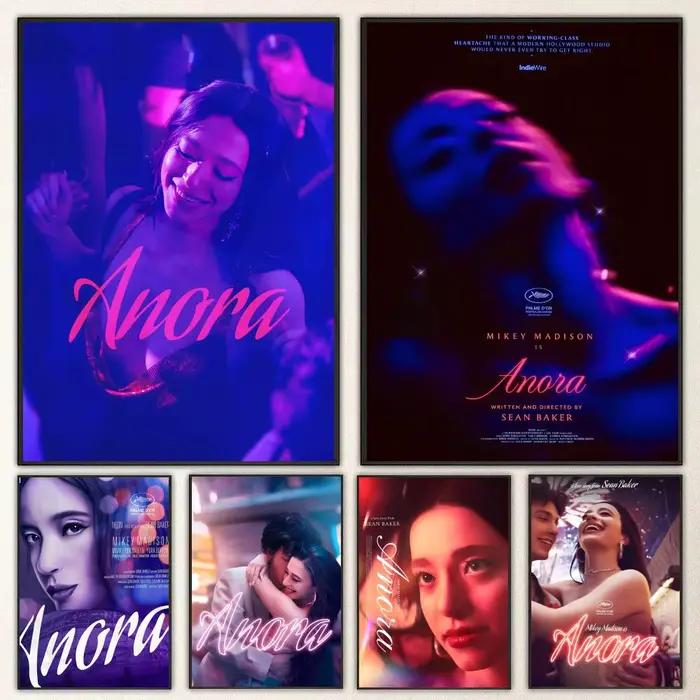 Affiche du film Anora, autocollants haute définition