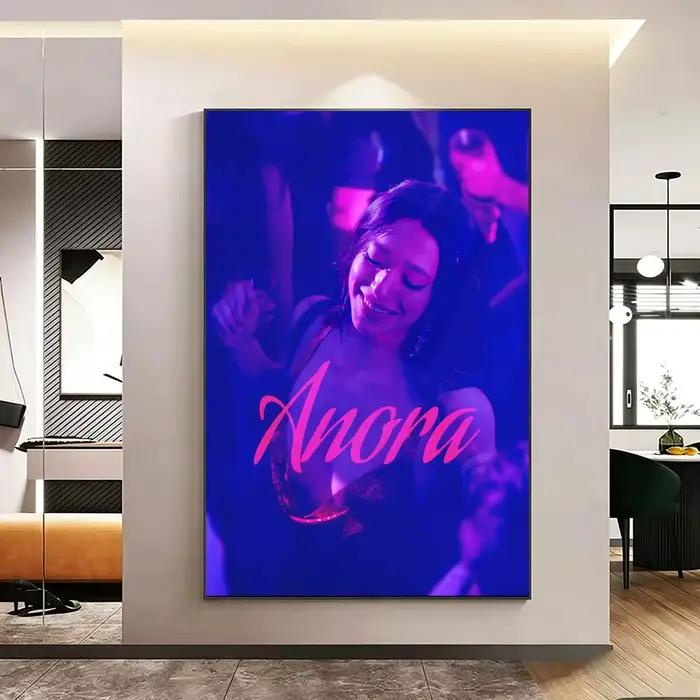 Affiche du film Anora, autocollants haute définition