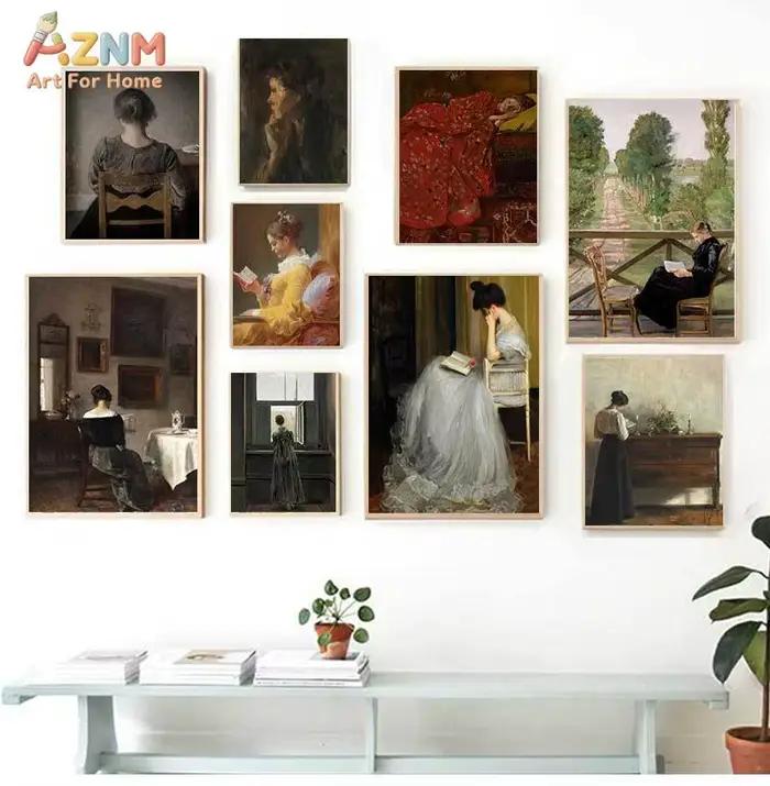 Art mural vintage scandinave