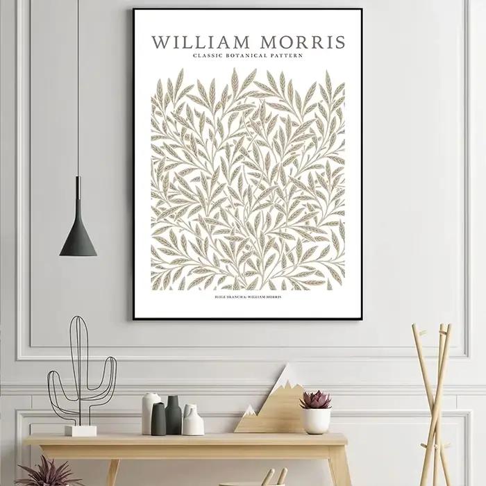 Toile d'images murales de paysage d'herbe de fleur Beige