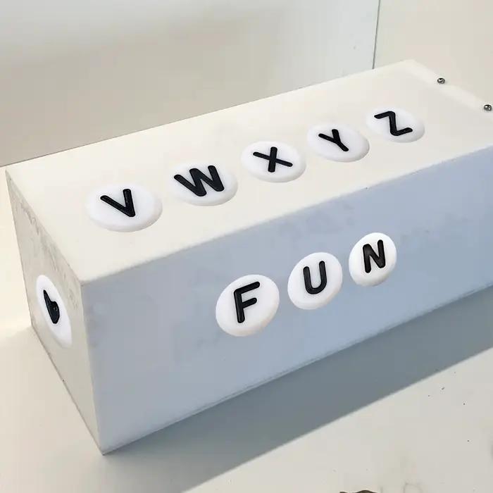 126 autocollants de lettres de l'alphabet
