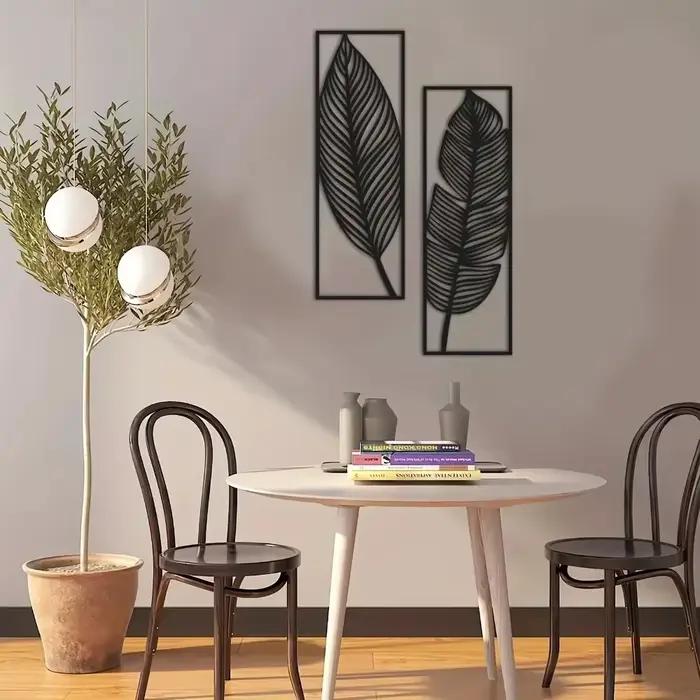Feuilles décoratives en métal