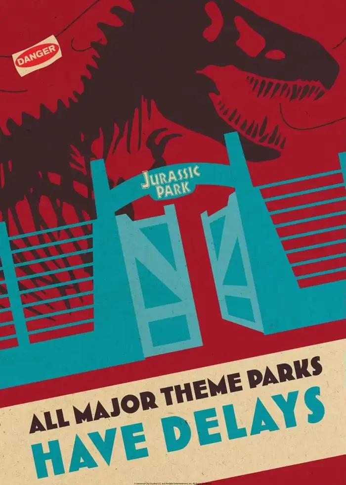 Affiche de film du monde des dinosaures du Jurassic Park
