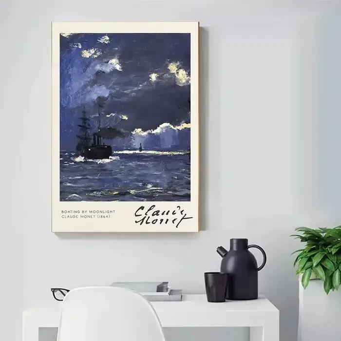 Claude Monet-Affiche Imprimée de Collection d'emouvres d'Art Classiques