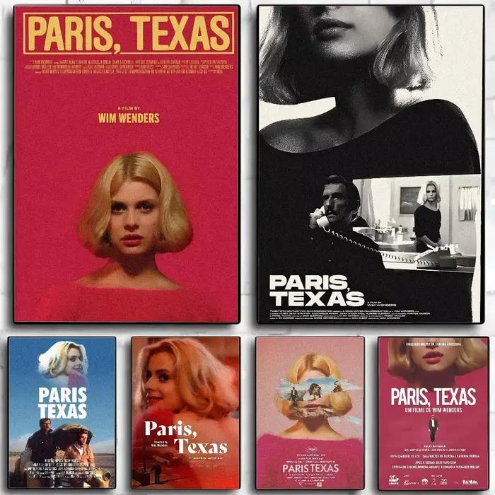 Affiche de film de route classique Paris Texas