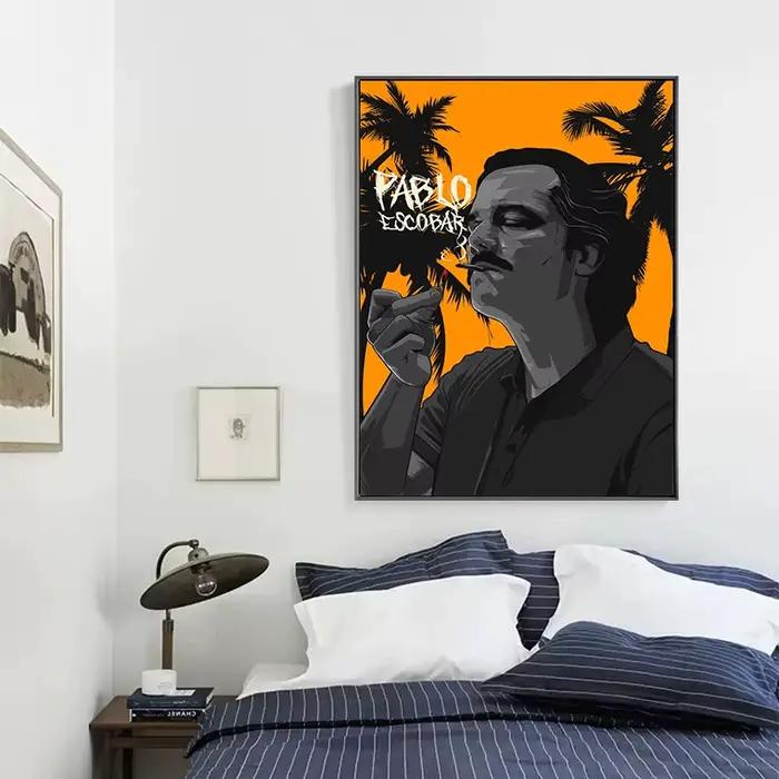 Affiche murale du seigneur Pablo Escobar Narcos Mugshot