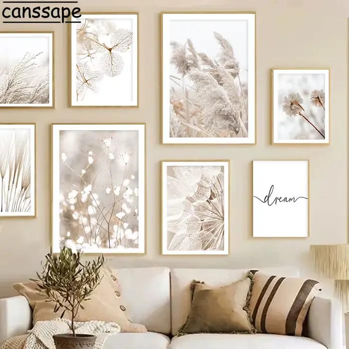Peintures murales de paysage Beige