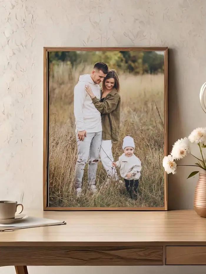 Affiche en toile personnalisable avec cadre
