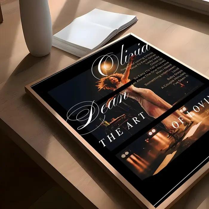 Affiche Singer O-Olivia Dean en PP de qualité supérieure, autocollant mural, à décoller et à coller, impression HD, décoration intérieure imperméable