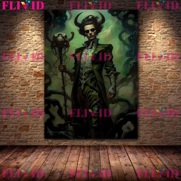 Affiche et impression d'art de dieu grec de la mythologie nordique
