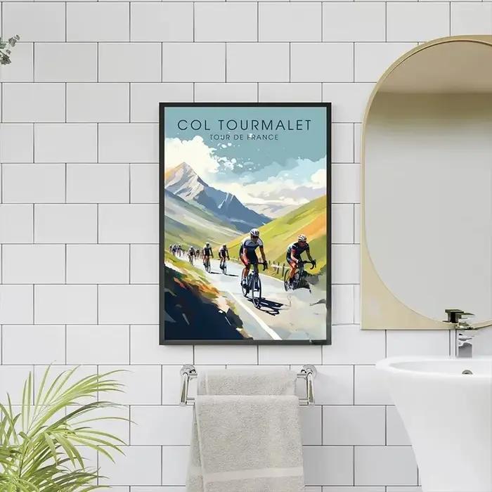 Affiche De vélo et cycliste Tour De France