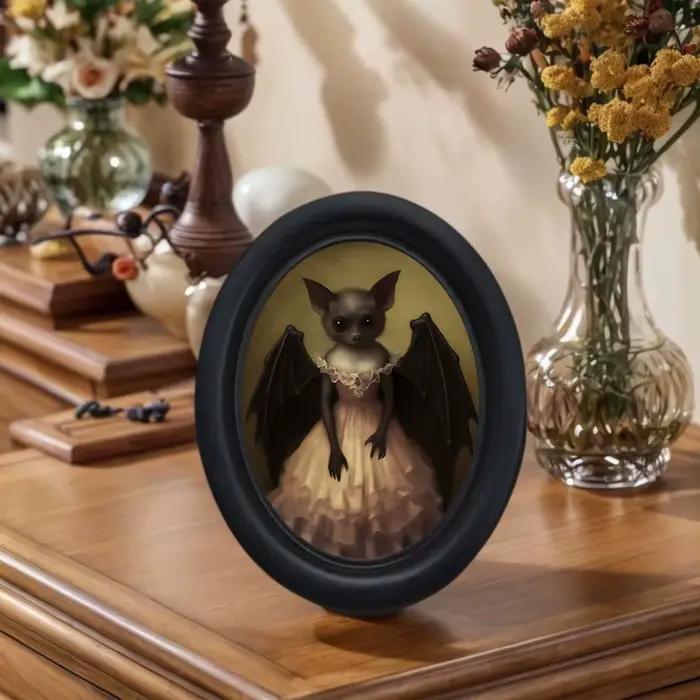 1 décoration murale de chauve-souris de style gothique sombre